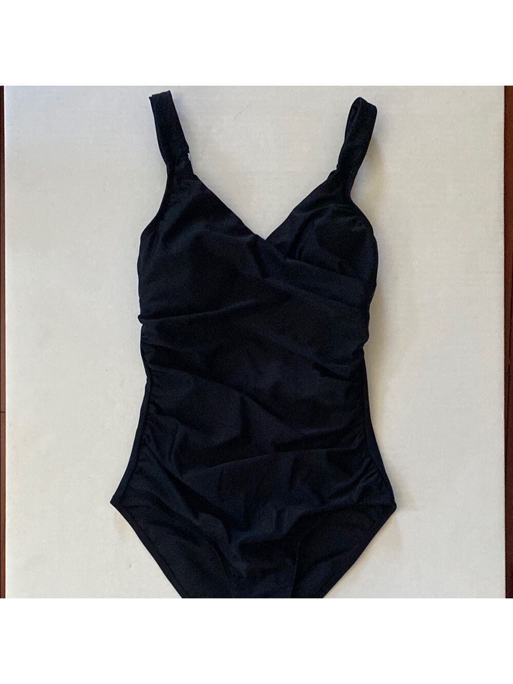 150.Black One Piece Swimsuit